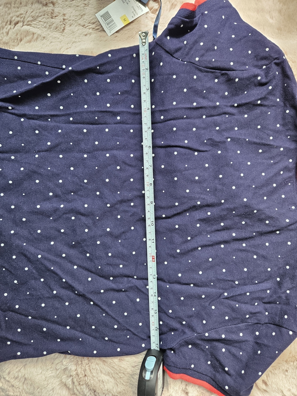 U.S. Polo Assn. Navy Polo with Red and White Trim - Picture 11 of 12